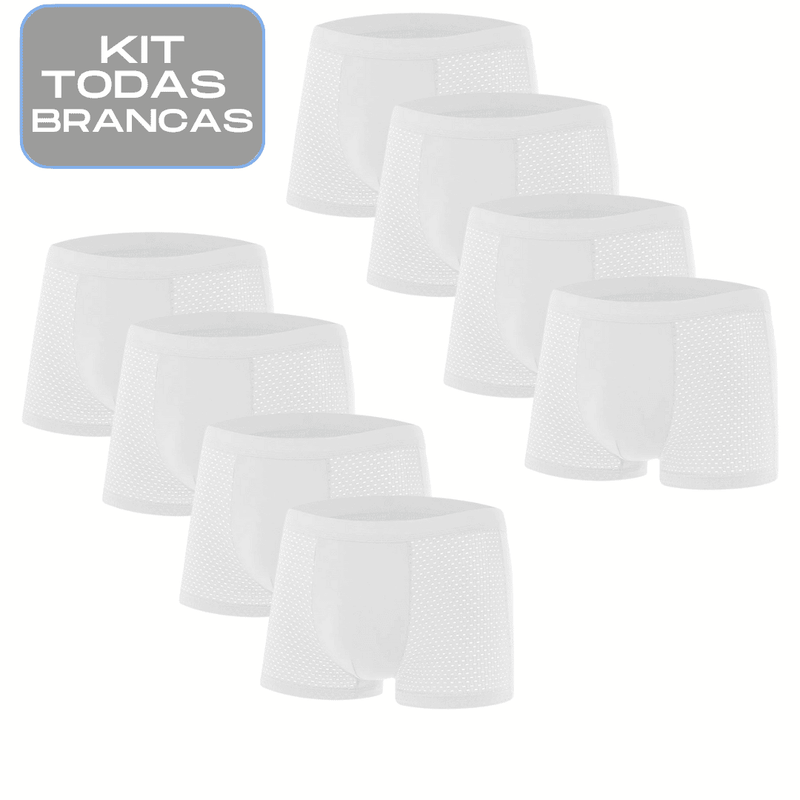 Kit Cuecas Premium Respiráveis - Compre 4 Leve 8 !