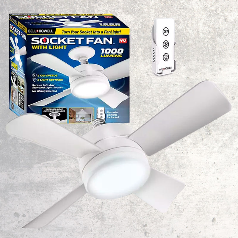 💡 Luminária Ventilador LED 2 em 1 – Potência e Conforto no Seu Ambiente!