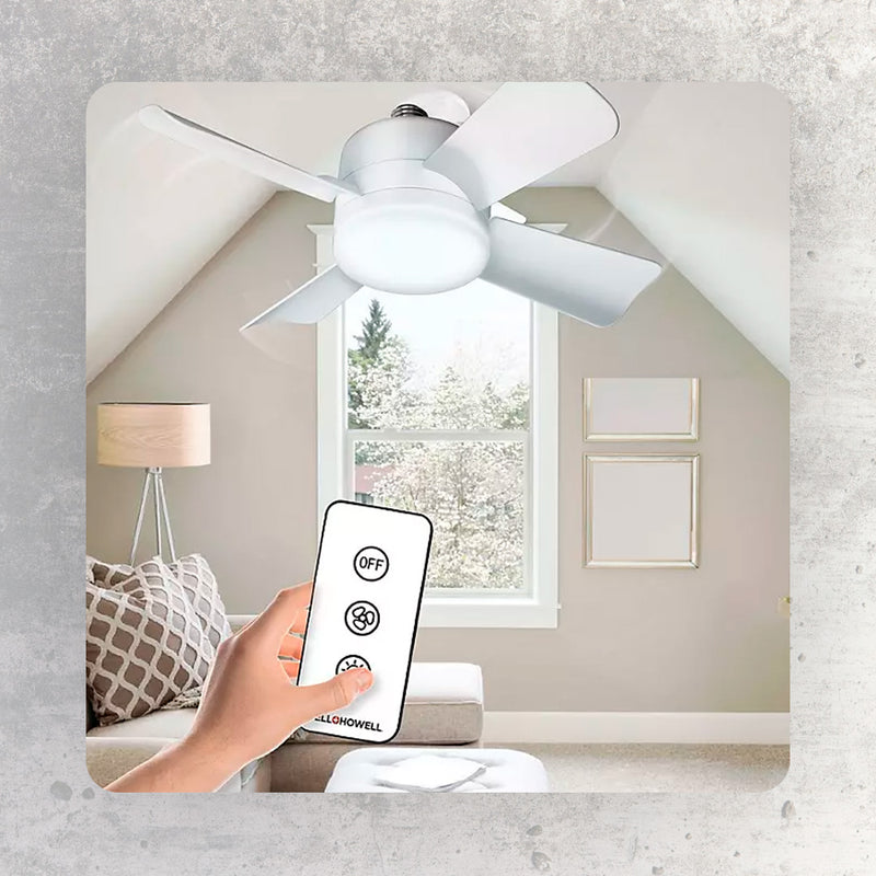 💡 Luminária Ventilador LED 2 em 1 – Potência e Conforto no Seu Ambiente!