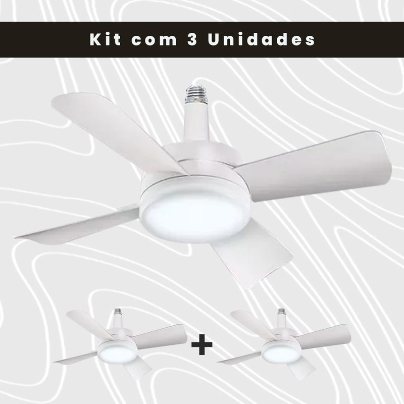 💡 Luminária Ventilador LED 2 em 1 – Potência e Conforto no Seu Ambiente!
