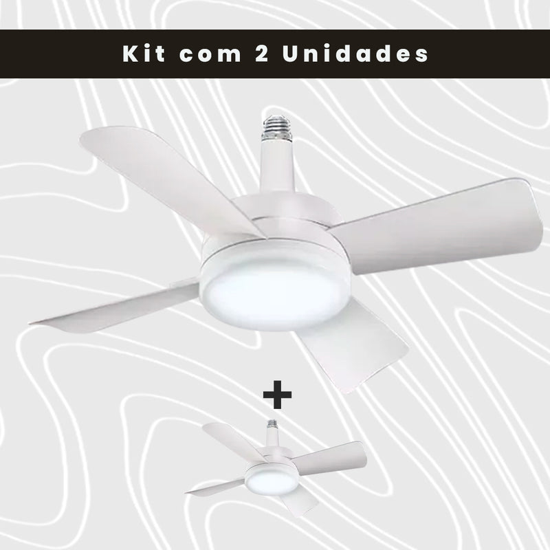 💡 Luminária Ventilador LED 2 em 1 – Potência e Conforto no Seu Ambiente!