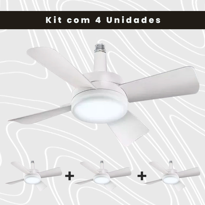 💡 Luminária Ventilador LED 2 em 1 – Potência e Conforto no Seu Ambiente!