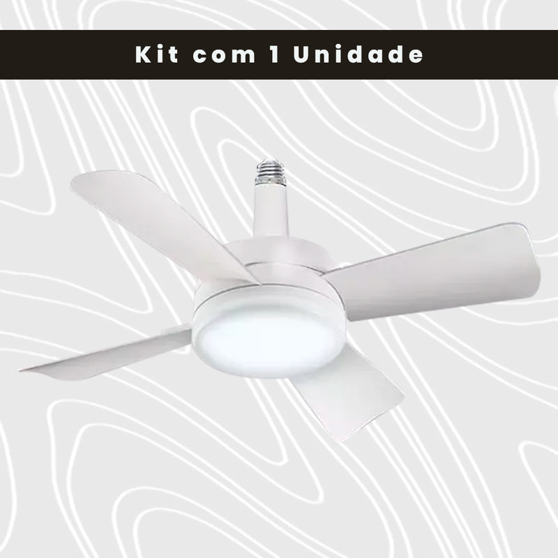 💡 Luminária Ventilador LED 2 em 1 – Potência e Conforto no Seu Ambiente!