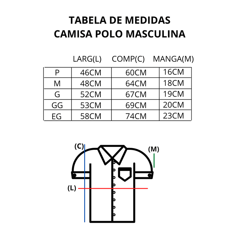 Kit 10 Camisas Polo Masculina / Fred Perry